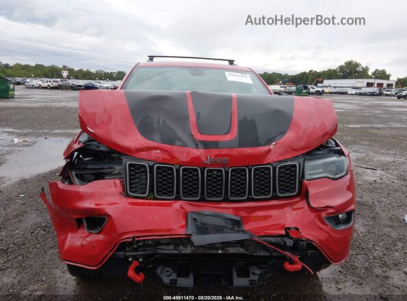 1C4RJFLGXHC790160 2017 JEEP GRAND CHEROKEE Red Widok zestawu wskaźników