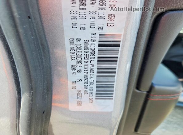 1C4RJFLGXHC794712 2017 JEEP GRAND Silver VIN կոդի պիտակի տեսք