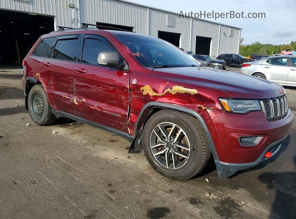 1C4RJFLT4KC726765 2019 JEEP GRAND Burgundy Передня права чверть