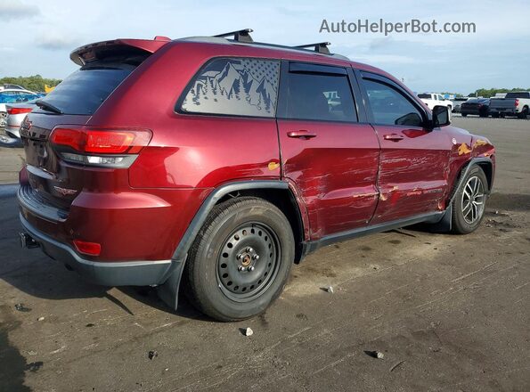1C4RJFLT4KC726765 2019 JEEP GRAND Burgundy Задня права чверть