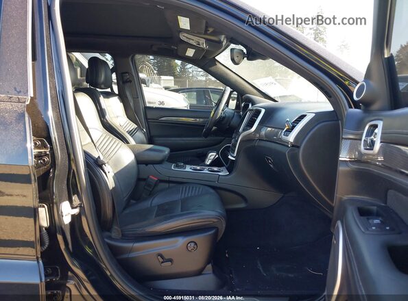 1C4RJFN99JC278944 2018 JEEP GRAND CHEROKEE Черный Вид салона спереди