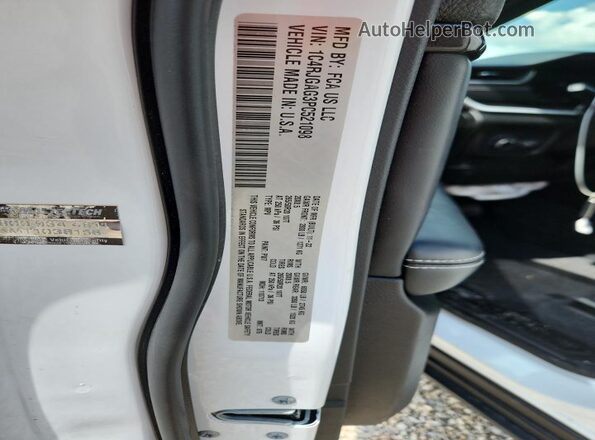 1C4RJGAG3PC521098 2023 JEEP GRAND White Вид наклейки з VIN-кодом
