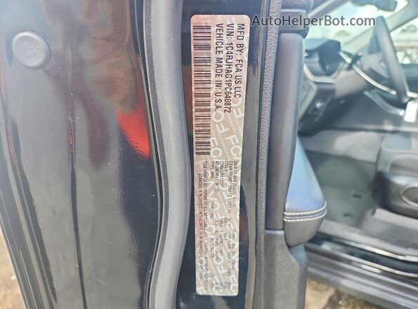 1C4RJHAG1PC640872 2023 JEEP GRAND Black Vista de la etiqueta del VIN