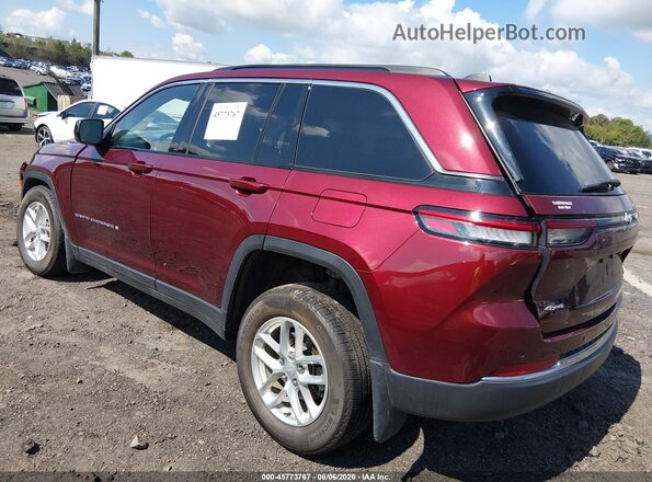 1C4RJHAG1SC306995 2025 JEEP GRAND CHEROKEE Maroon Задня ліва чверть