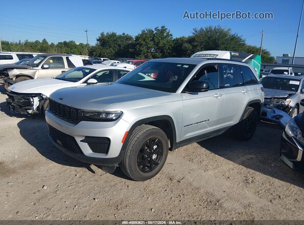 1C4RJHAG4S8657435 2025 JEEP GRAND CHEROKEE Серебряный Передняя левая четверть
