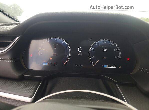 1C4RJHAG4SC303881 2025 JEEP GRAND White Instrument cluster view