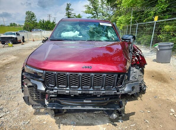 1C4RJHAG4SC310622 2025 JEEP GRAND Burgundy Դիմացի տեսք