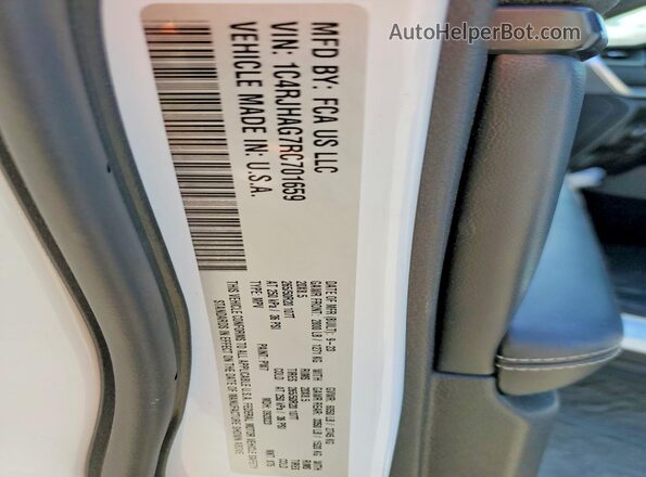 1C4RJHAG7RC701659 2024 JEEP GRAND Белый Вид подкапотного пространства