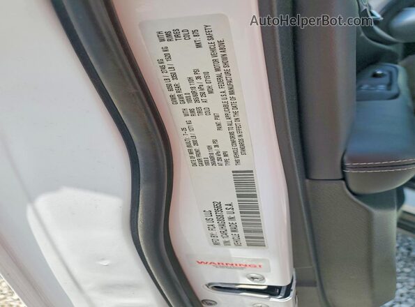 1C4RJHAG8S8735652 2025 JEEP GRAND Белый Вид наклейки с VIN-кодом