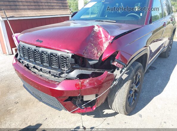 1C4RJHAG8SC317718 2025 JEEP GRAND CHEROKEE Burgundy Widok z przodu
