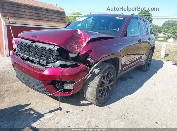 1C4RJHAG8SC317718 2025 JEEP GRAND CHEROKEE Burgundy Przód lewy