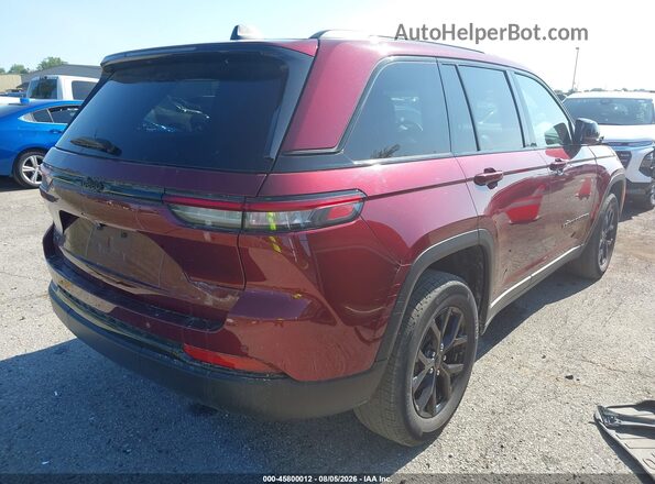 1C4RJHAG8SC317718 2025 JEEP GRAND CHEROKEE Burgundy Tył prawy