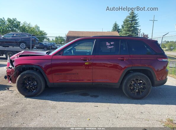 1C4RJHAG8SC317718 2025 JEEP GRAND CHEROKEE Burgundy Widok wnętrza 360 stopni