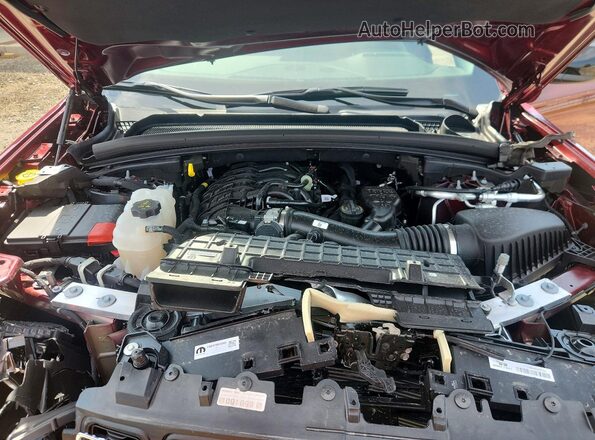 1C4RJHAGXSC351529 2025 JEEP GRAND Бордовый Вид задней части салона