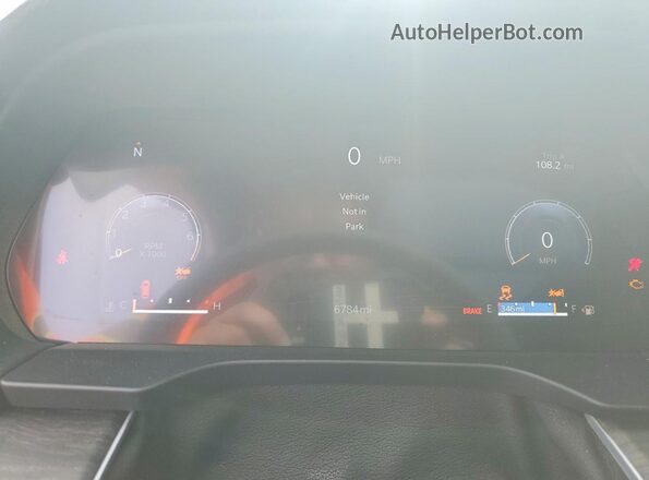 1C4RJHBG2S8733054 2025 JEEP GRAND Gray ხელსაწყოთა პანელის ხედი