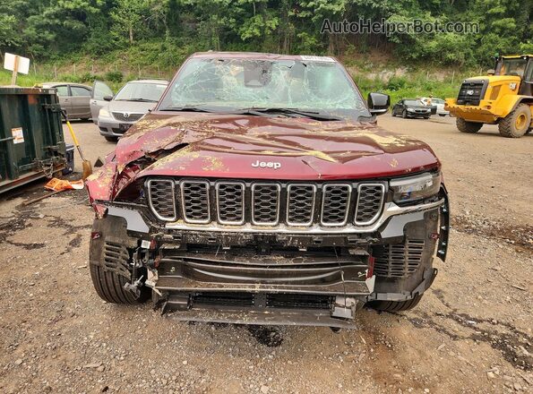 1C4RJHBG2SC345447 2025 JEEP GRAND Burgundy წინა ხედი