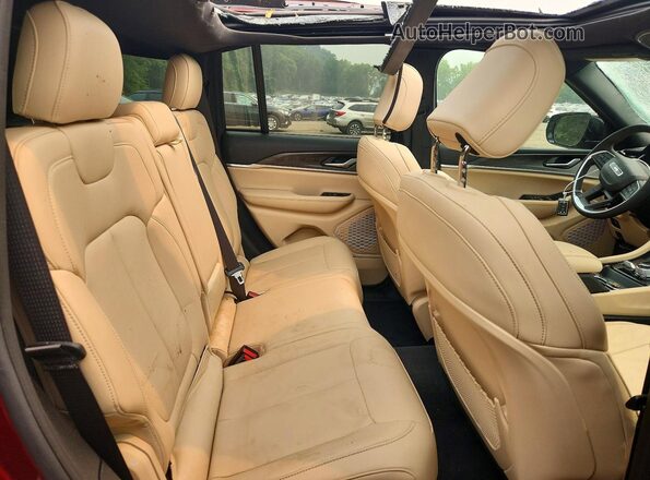 1C4RJHBG2SC345447 2025 JEEP GRAND Burgundy უკანა სალონის ხედი