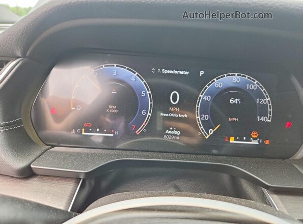 1C4RJHBG3SC346011 2025 JEEP GRAND Черный Вид щитка приборов