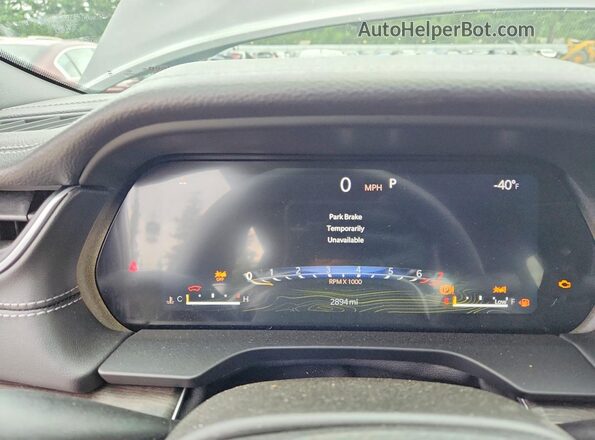 1C4RJHBG3SC374620 2025 JEEP GRAND Black Instrument cluster view