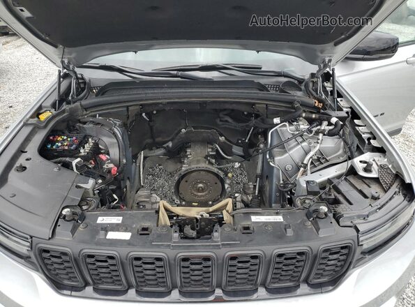 1C4RJHBG4PC666672 2023 JEEP GRAND Silver Engine compartment view