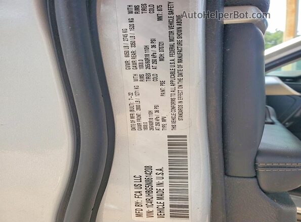 1C4RJHBG5N8614208 2022 JEEP GRAND Silver Widok komory silnika