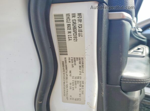 1C4RJHBG6PC518121 2023 JEEP GRAND White Вид наклейки з VIN-кодом