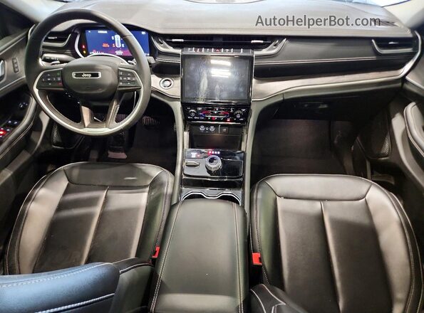 1C4RJHBG7PC586847 2023 JEEP GRAND Белый Вид панели приборов