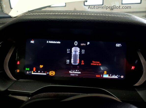 1C4RJHBG7SC283611 2025 JEEP GRAND White Instrument cluster view