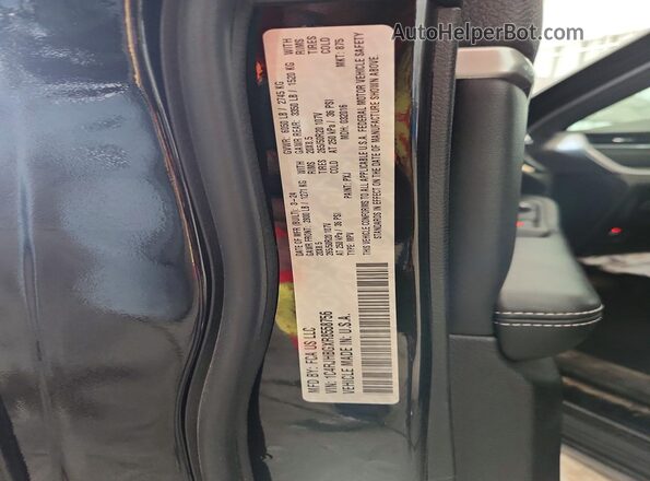 1C4RJHBGXR8558756 2024 JEEP GRAND Black Vista de la etiqueta del VIN