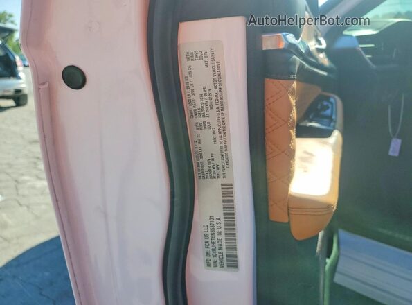 1C4RJHET6N8537101 2022 JEEP GRAND White Widok naklejki z numerem VIN