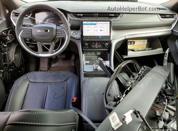 1C4RJJBG8S8777664 2025 JEEP GRAND Угольный Вид панели приборов