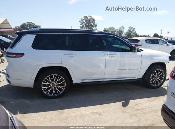 1C4RJJEGXN8554641 2022 JEEP GRAND CHEROKEE L White Вид щитка приладів