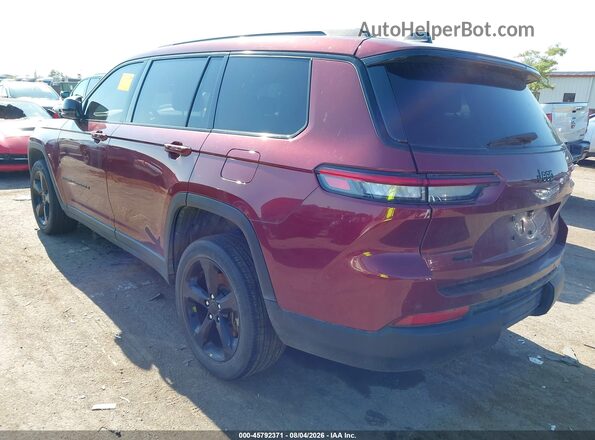 1C4RJKAG1P8809644 2023 JEEP GRAND CHEROKEE L Burgundy Rear left