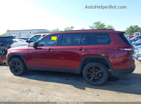 1C4RJKAG1P8809644 2023 JEEP GRAND CHEROKEE L Burgundy Rear interior view