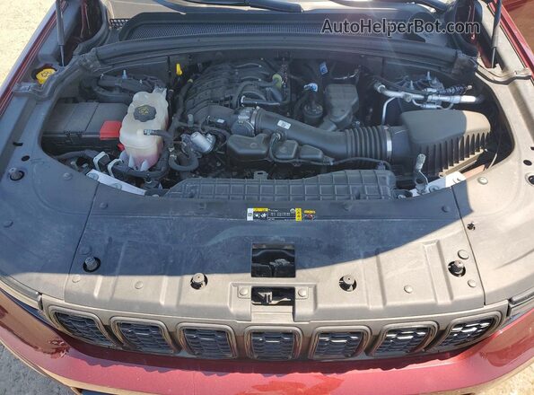 1C4RJKAG1S8628861 2025 JEEP GRAND Maroon Vista del compartimento del motor