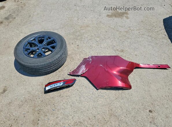 1C4RJKAG1S8628861 2025 JEEP GRAND Maroon Vista de la etiqueta del VIN