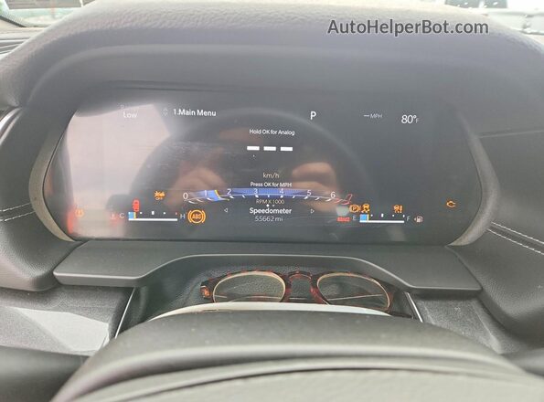 1C4RJKAG2N8542110 2022 JEEP GRAND Gray ხელსაწყოთა პანელის ხედი