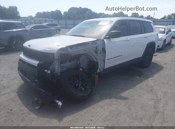 1C4RJKAG2S8669726 2025 JEEP GRAND CHEROKEE L White Առջևի ձախ երեք քառորդ տեսարան