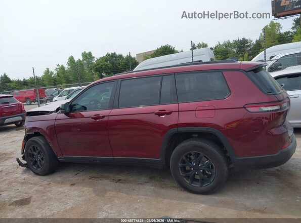 1C4RJKAG5S8665119 2025 JEEP GRAND CHEROKEE L Maroon Widok wnętrza 360 stopni