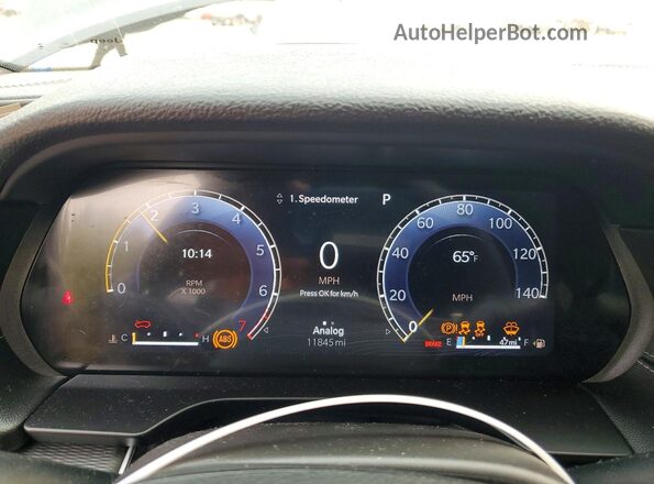 1C4RJKAG8S8773329 2025 JEEP GRAND Black ხელსაწყოთა პანელის ხედი