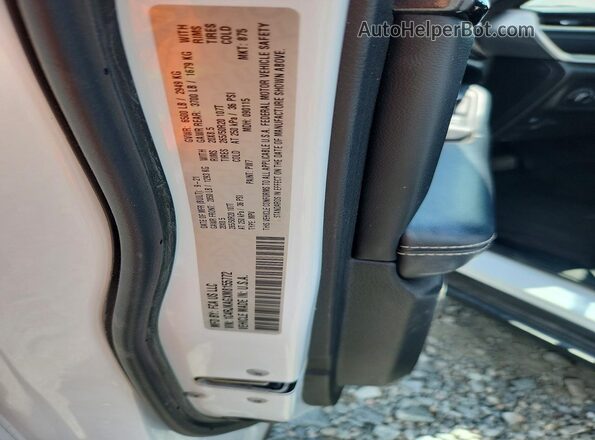 1C4RJKAGXM8155772 2021 JEEP GRAND White VIN კოდის სტიკერის ხედი