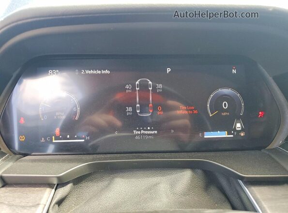 1C4RJKBG0N8627221 2022 JEEP GRAND Black Vista del cuadro de instrumentos
