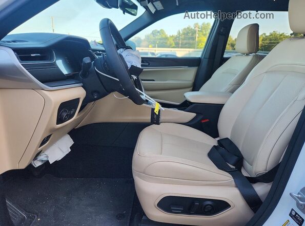1C4RJKBG0S8755342 2025 JEEP GRAND Белый Вид салона спереди