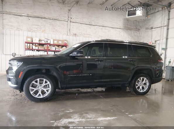 1C4RJKBG1M8202735 2021 JEEP GRAND CHEROKEE L Black Vista interior de 360 grados