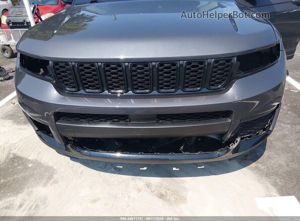 1C4RJKBG1P8710126 2023 JEEP GRAND CHEROKEE L Gray წინა ხედი