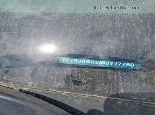 1C4RJKBG2M8117760 2021 JEEP GRAND Black Widok naklejki z numerem VIN