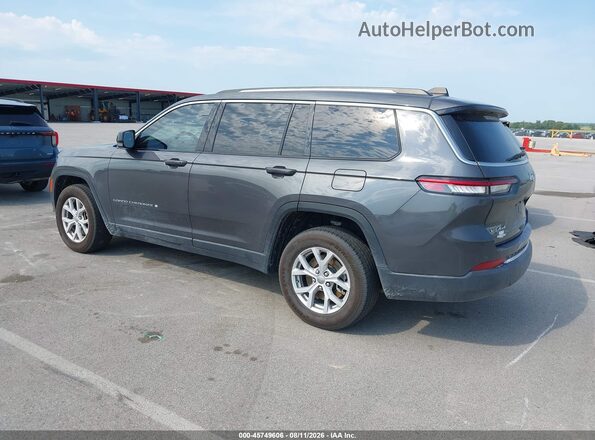 1C4RJKBG2M8144098 2021 JEEP GRAND CHEROKEE L Серый Задняя левая четверть