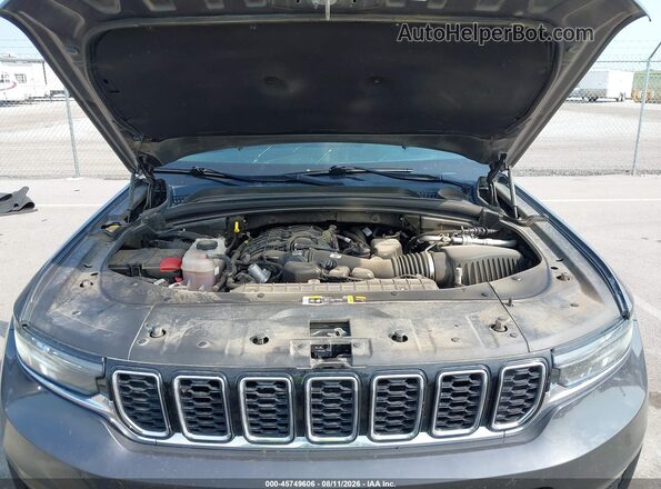 1C4RJKBG2M8144098 2021 JEEP GRAND CHEROKEE L Серый Вид сзади