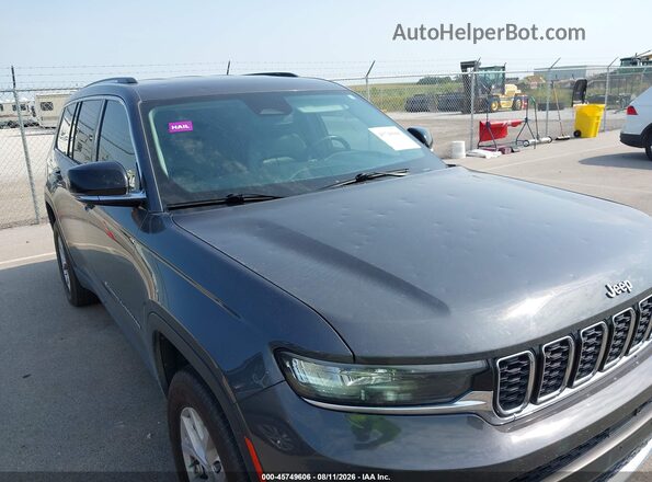 1C4RJKBG2M8144098 2021 JEEP GRAND CHEROKEE L Серый Вид спереди