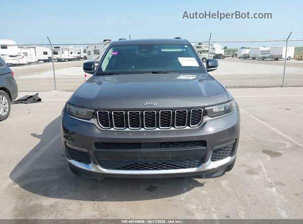 1C4RJKBG2M8144098 2021 JEEP GRAND CHEROKEE L Серый Вид щитка приборов